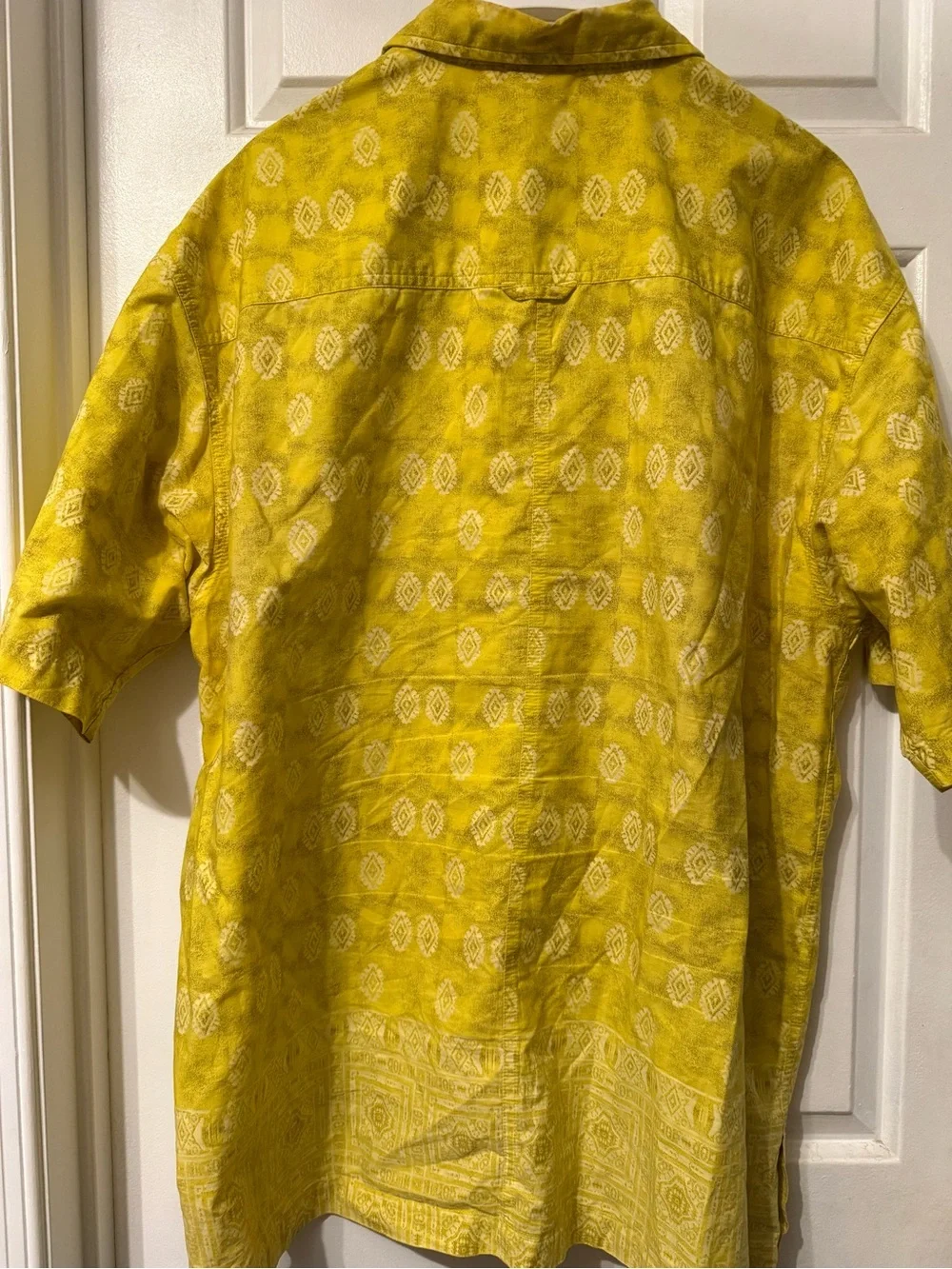 The North Face A5 Series Tribal Print Button Down Shirt XL Hiking Camp Travel